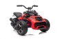 Preview: Elektro Kindermotorrad, Dreirad, 12V7A, 2 Motoren, MP3 + Leder, Mod.118